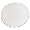 PIATTO PIANO IN PORCELLANA LINEA ACTIVE RING DIAM. 28CM BIANCO