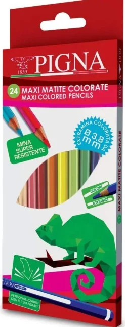 PIGNA - ASTUCCIO 24 MATITE COLORATE : vendita online PIGNA - ASTUCCIO 24 MATITE COLORATE in offerta