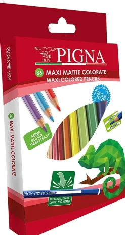 PIGNA - ASTUCCIO 36 MAXI MATITE COLORATE: vendita online PIGNA - ASTUCCIO 36 MAXI MATITE COLORATE in offerta