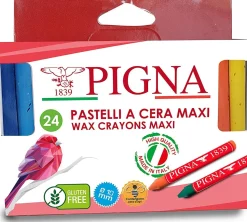 PIGNA - ASTUCCIO 24 PASTELLI A CERA MAXI : vendita online PIGNA - ASTUCCIO 24 PASTELLI A CERA MAXI in offerta