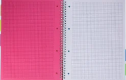 PIGNA - BLOCCO AD ANELLI FLUO 100+2 FOGLI QUADRETTI ASSORTITO: vendita online PIGNA - BLOCCO AD ANELLI FLUO 100+2 FOGLI QUADRETTI ASSORTITO in offerta