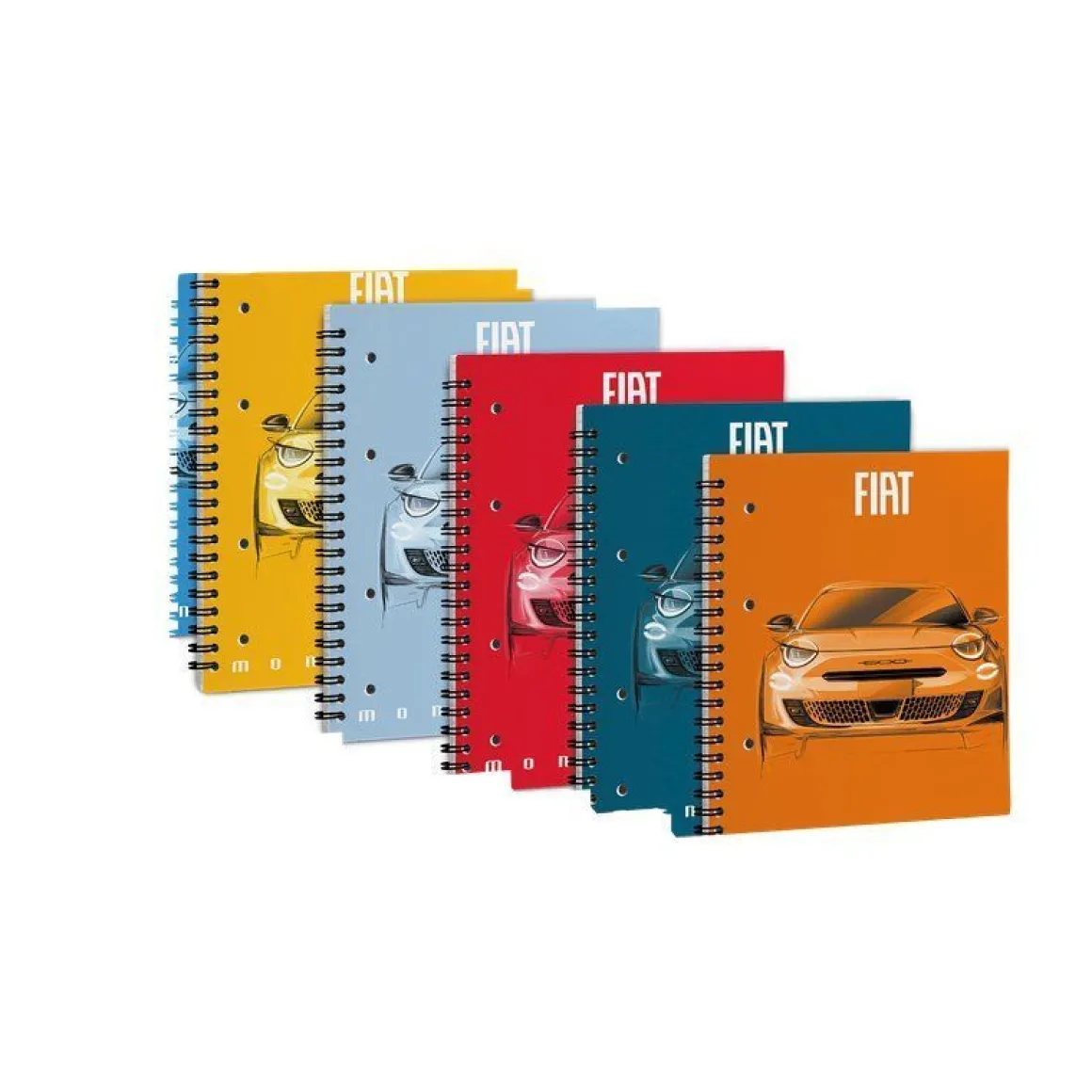 PIGNA - QUADERNO AD ANELLI FIAT 600 70 FOGLI 1 RIGO ASS.: vendita online PIGNA - QUADERNO AD ANELLI FIAT 600 70 FOGLI 1 RIGO ASS. in offerta