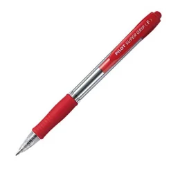 PILOT - PENNA A SFERA A SCATTO SUPER GRIP ROSSA (F) : vendita online PILOT - PENNA A SFERA A SCATTO SUPER GRIP ROSSA (F) in offerta