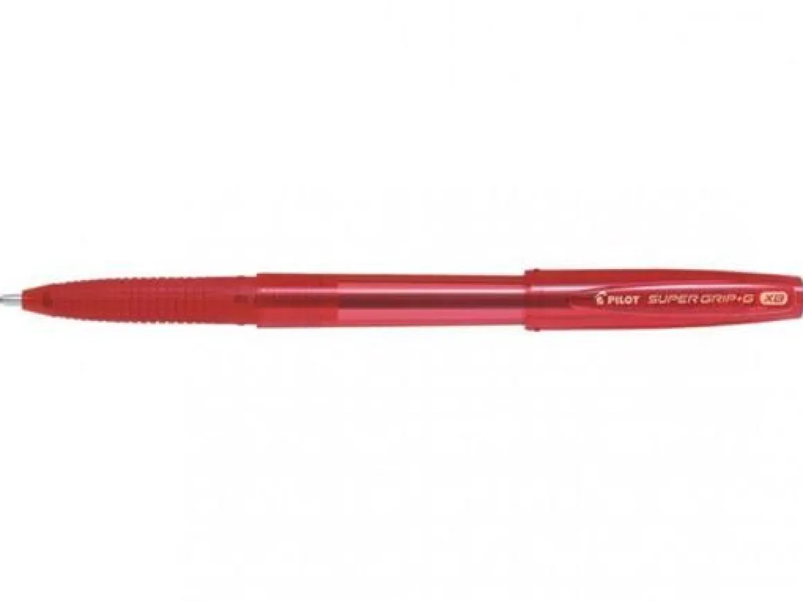 PILOT - PENNA A SFERA SUPER GRIP-G CON CAPPUCCIO ROSSA (M): vendita online PILOT - PENNA A SFERA SUPER GRIP-G CON CAPPUCCIO ROSSA (M) in offerta