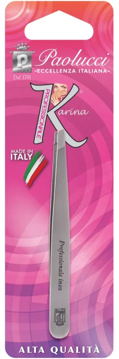 PINZETTE PROFESSIONALI OBLIQUE IN ACCIAIO INOX - LINEA KARINA: vendita online PINZETTE PROFESSIONALI OBLIQUE IN ACCIAIO INOX - LINEA KARINA in offerta