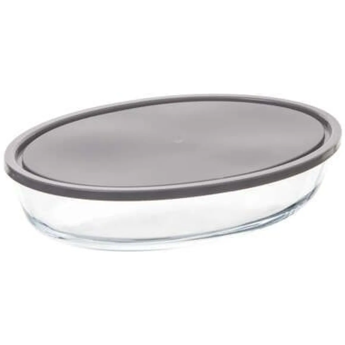 PIROFILA IN VETRO CON COPERCHIO 30.5X21.5CM 2.4LT
