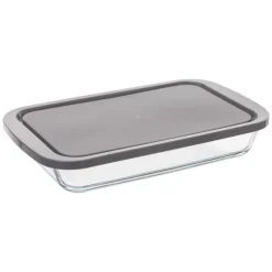 PIROFILA IN VETRO CON COPERCHIO 29.8X17.8CM 1.6LT