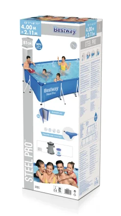 PISCINA STEEL PRO FRAME DI CM 400X211 E H 81