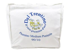 Piumino Pusteria Duo 155x200 cm - 100% Piumino Bianco e Cotone