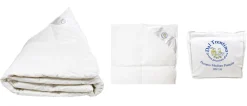 Piumino Pusteria Duo 155x200 cm - 100% Piumino Bianco e Cotone