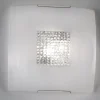 PLAFONIERA 2 LUCI TIFFANY BIANCA 40X40CM - 2XE27: vendita online PLAFONIERA 2 LUCI TIFFANY BIANCA 40X40CM - 2XE27 in offerta