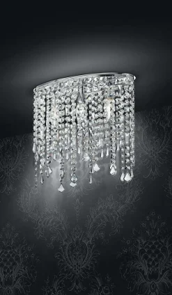 PLAFONIERA BREEZE CROMATA 3 LUCI - 3X40W E14: vendita online PLAFONIERA BREEZE CROMATA 3 LUCI - 3X40W E14 in offerta