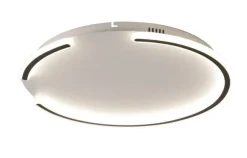 PLAFONIERA A LED PAIGE T BIANCO/NERO D 50CM - 41W: vendita online PLAFONIERA A LED PAIGE T BIANCO/NERO D 50CM - 41W in offerta