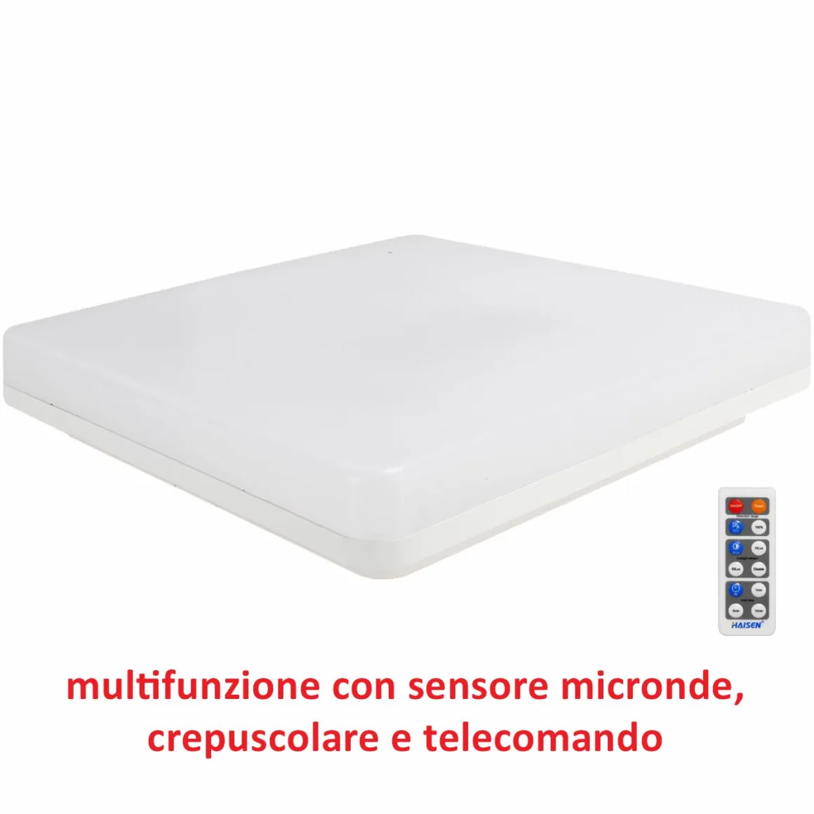 PLAFONIERA A LED QUADRATA 33X33X5CM - 24W 2000lm: vendita online PLAFONIERA A LED QUADRATA 33X33X5CM - 24W 2000lm in offerta