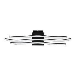 PLAFONIERA A LED RONCADE 1 NERO 65CM - 2800lm 3000K 21W: vendita online PLAFONIERA A LED RONCADE 1 NERO 65CM - 2800lm 3000K 21W in offerta