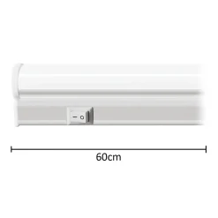 PLAFONIERA A LED - T5 60CM 4000K 9W 780LM : vendita online PLAFONIERA A LED - T5 60CM 4000K 9W 780LM in offerta