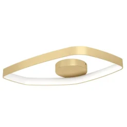 PLAFONIERA A LED VALLEROSA ORO 58CM - 25.2W 3000ml IP20: vendita online PLAFONIERA A LED VALLEROSA ORO 58CM - 25.2W 3000ml IP20 in offerta