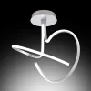 PLAFONIERA KILEY D. 40CM ARGENTO - 3510lm 4500K 39W: vendita online PLAFONIERA KILEY D. 40CM ARGENTO - 3510lm 4500K 39W in offerta