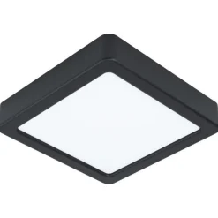PLAFONIERA LED FUEVA 5 NERA 16X16CM - 1350lm 3000K 11W: vendita online PLAFONIERA LED FUEVA 5 NERA 16X16CM - 1350lm 3000K 11W in offerta