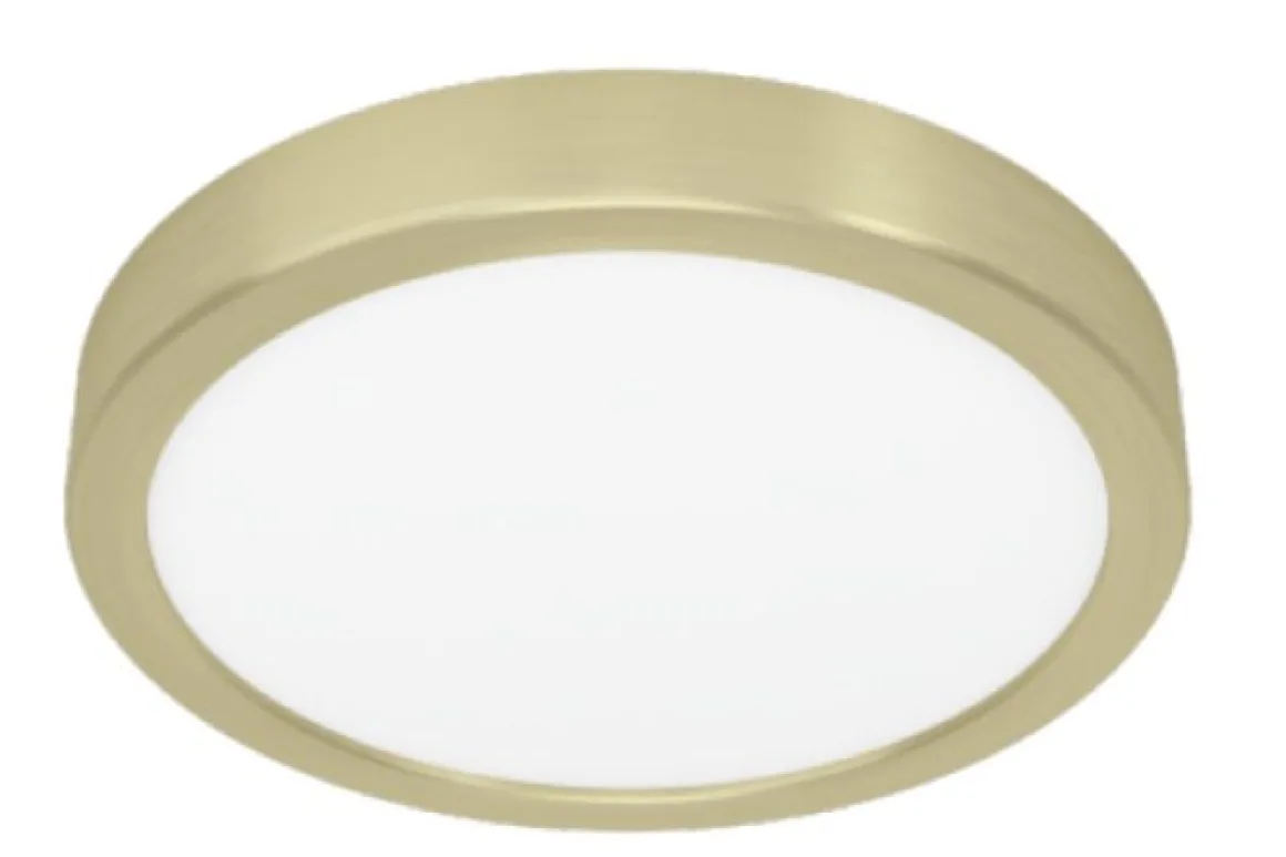 PLAFONIERA LED FUEVA 5 ORO D. 21CM - 2000ml 3000K 17W: vendita online PLAFONIERA LED FUEVA 5 ORO D. 21CM - 2000ml 3000K 17W in offerta