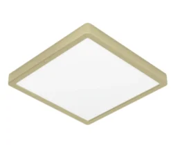 PLAFONIERA LED FUEVA 5 ORO 28,5X28,5CM - 2400ml 3000K 20.5W: vendita online PLAFONIERA LED FUEVA 5 ORO 28,5X28,5CM - 2400ml 3000K 20.5W in offerta
