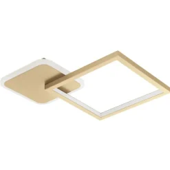 PLAFONIERA LED GAFARES ORO 33CM - 15W 2100lm 2700-6000w: vendita online PLAFONIERA LED GAFARES ORO 33CM - 15W 2100lm 2700-6000w in offerta