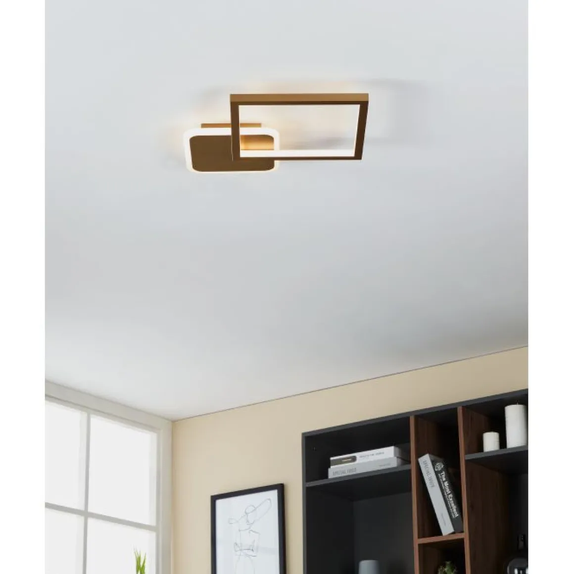 PLAFONIERA LED GAFARES ORO 33CM - 15W 2100lm 2700-6000w: vendita online PLAFONIERA LED GAFARES ORO 33CM - 15W 2100lm 2700-6000w in offerta