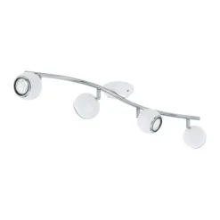 PLAFONIERA 4 LUCI BIMEDA BIANCA 64CM - 4X240lm 3000K 2,8W: vendita online PLAFONIERA 4 LUCI BIMEDA BIANCA 64CM - 4X240lm 3000K 2,8W in offerta