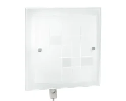PLAFONIERA MUSA DRITTA CURVA 30X30CM - 2XE27 MAX 60W: vendita online PLAFONIERA MUSA DRITTA CURVA 30X30CM - 2XE27 MAX 60W in offerta
