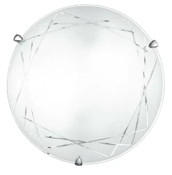 PLAFONIERA PARADISE BIANCA D. 40CM - 3XE27 60W : vendita online PLAFONIERA PARADISE BIANCA D. 40CM - 3XE27 60W in offerta