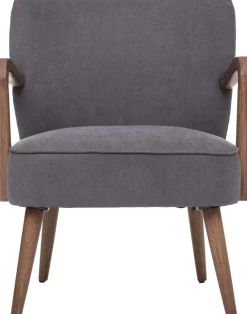 POLTRONA CHIARA IN TESSUTO GRIGIO SCURO : vendita online POLTRONA CHIARA IN TESSUTO GRIGIO SCURO in offerta