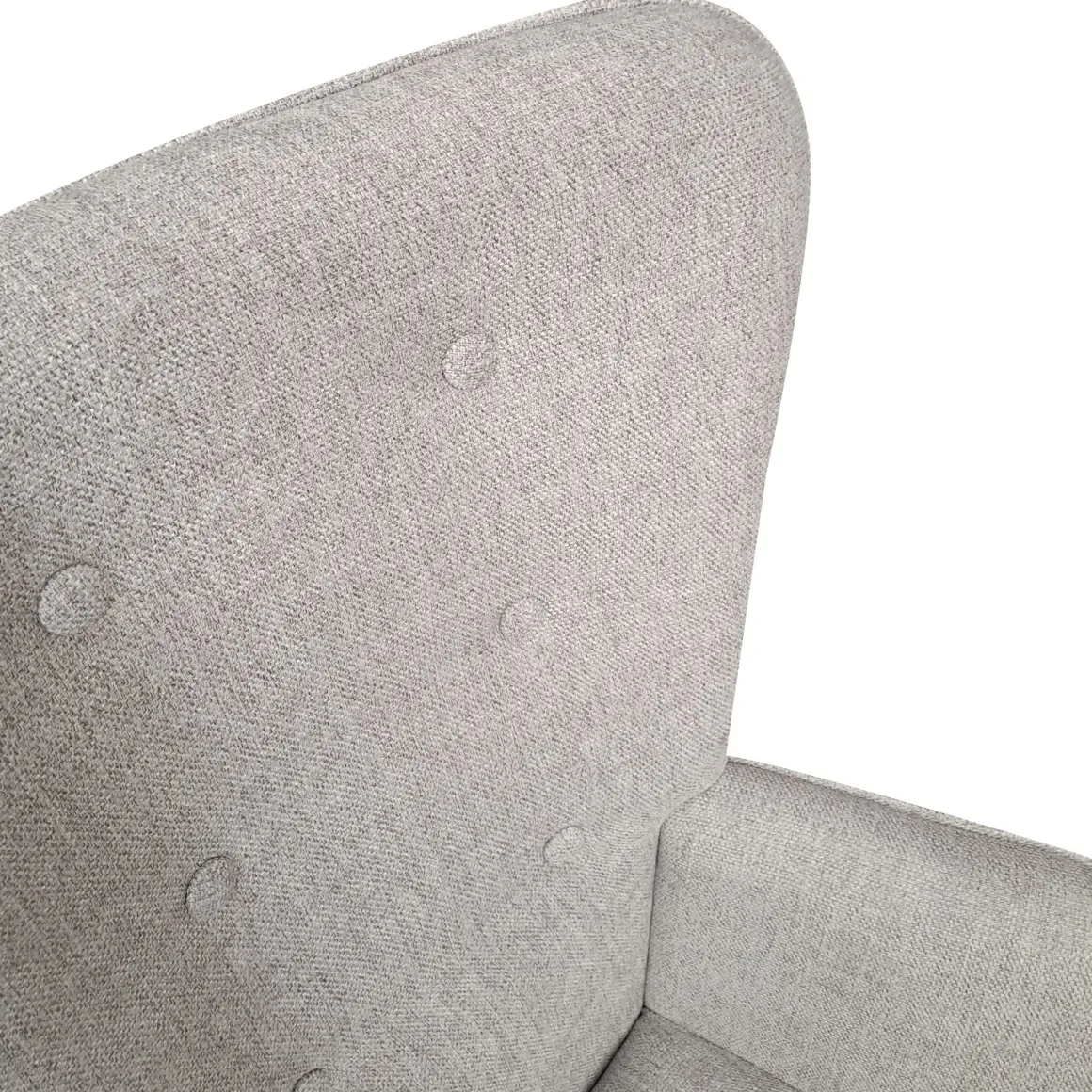 POLTRONA CON POUF FIORELLA IN TESSUTO TORTORA: vendita online POLTRONA CON POUF FIORELLA IN TESSUTO TORTORA in offerta