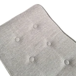 POLTRONA CON POUF FIORELLA IN TESSUTO TORTORA: vendita online POLTRONA CON POUF FIORELLA IN TESSUTO TORTORA in offerta