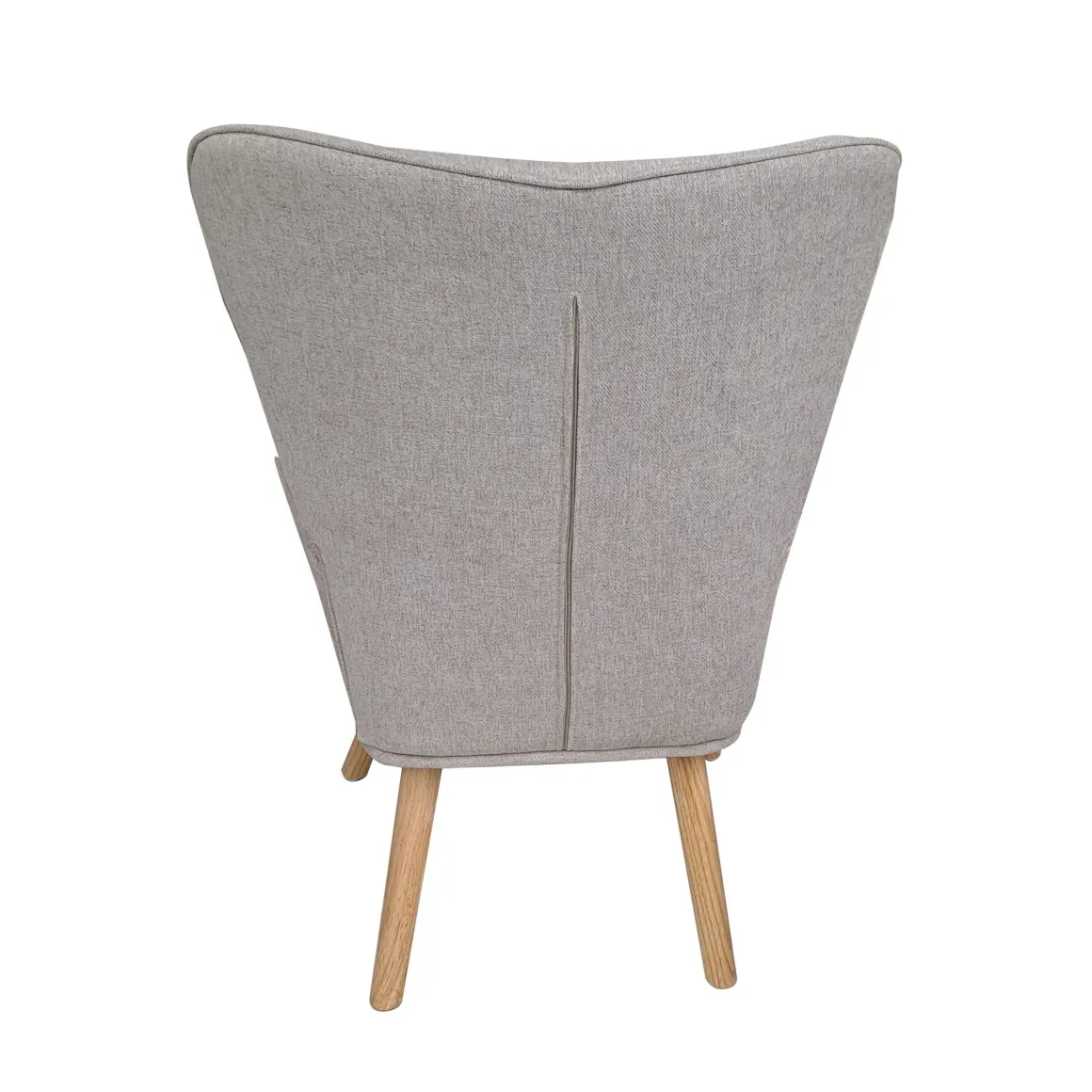 POLTRONA CON POUF FIORELLA IN TESSUTO TORTORA: vendita online POLTRONA CON POUF FIORELLA IN TESSUTO TORTORA in offerta