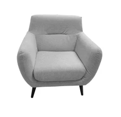 POLTRONA EMMA IN TESSUTO GRIGIO CHIARO: vendita online POLTRONA EMMA IN TESSUTO GRIGIO CHIARO in offerta