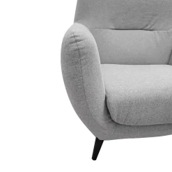 POLTRONA EMMA IN TESSUTO GRIGIO CHIARO: vendita online POLTRONA EMMA IN TESSUTO GRIGIO CHIARO in offerta