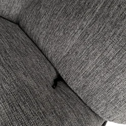 POLTRONA GIREVOLE CON RELAX MANUALE E POUF IN TESSUTO GRIGIO: vendita online POLTRONA GIREVOLE CON RELAX MANUALE E POUF IN TESSUTO GRIGIO in offerta