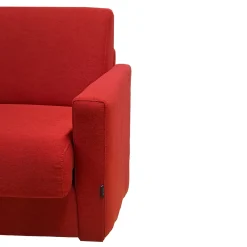POLTRONA LETTO MOD. MADRID CON RETE ELETTROSALDATA IN TESSUTO ROSSO: vendita online POLTRONA LETTO MOD. MADRID CON RETE ELETTROSALDATA IN TESSUTO ROSSO in offerta