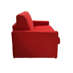 POLTRONA LETTO MOD. MADRID CON RETE ELETTROSALDATA IN TESSUTO ROSSO: vendita online POLTRONA LETTO MOD. MADRID CON RETE ELETTROSALDATA IN TESSUTO ROSSO in offerta