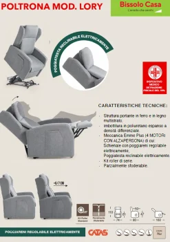 POLTRONA LORY RELAX 4 MOTORI ELETTRICI CON PRESIDIO MEDICO: vendita online POLTRONA LORY RELAX 4 MOTORI ELETTRICI CON PRESIDIO MEDICO in offerta