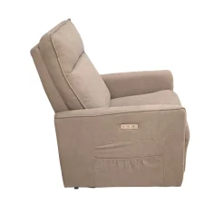 POLTRONA PENELOPE RELAX 1 MOTORE ELETTRICO IN TESSUTO CORDA SCURO: vendita online POLTRONA PENELOPE RELAX 1 MOTORE ELETTRICO IN TESSUTO CORDA SCURO in offerta