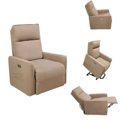 POLTRONA PENELOPE RELAX 1 MOTORE ELETTRICO IN TESSUTO CORDA SCURO: vendita online POLTRONA PENELOPE RELAX 1 MOTORE ELETTRICO IN TESSUTO CORDA SCURO in offerta