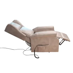 POLTRONA RELAX 2 MOTORI ELETTRICI IN TESSUTO COLOR BEIGE: vendita online POLTRONA RELAX 2 MOTORI ELETTRICI IN TESSUTO COLOR BEIGE in offerta