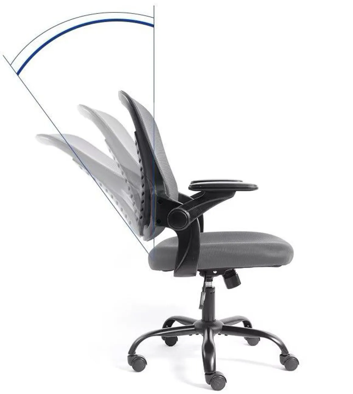 POLTRONA UFFICIO IN TESSUTO GRIGIO: vendita online POLTRONA UFFICIO IN TESSUTO GRIGIO in offerta
