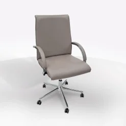 POLTRONA UFFICIO MOD. CROMA IN ECOPELLE TORTORA: vendita online POLTRONA UFFICIO MOD. CROMA IN ECOPELLE TORTORA in offerta