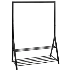 PORTA ABITI ATHENA IN METALLO NERO 121X56.5 H. 167CM: vendita online PORTA ABITI ATHENA IN METALLO NERO 121X56.5 H. 167CM in offerta