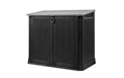 PORTA ATTREZZI STORE-IT-OUT MIDI CM 132X71,5 H.113,5 NERO/GRIGIO: vendita online PORTA ATTREZZI STORE-IT-OUT MIDI CM 132X71,5 H.113,5 NERO/GRIGIO in offerta