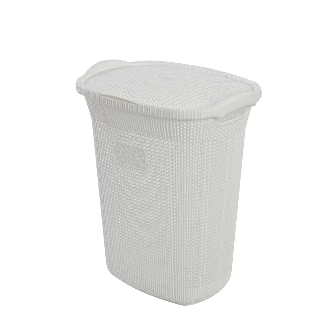 Portabiancheria in plastica bianco: modello Violet
