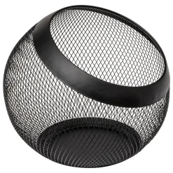 PORTA CAPSULE MOD. MAYIA IN ACCIAIO NERO 24X21CM