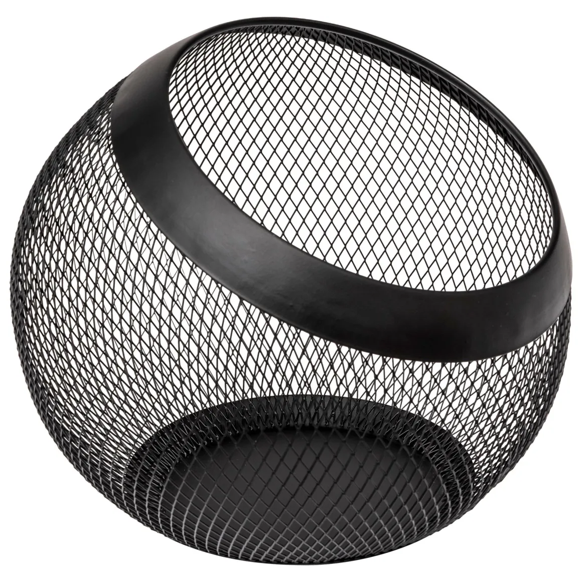 PORTA CAPSULE MOD. MAYIA IN ACCIAIO NERO 24X21CM